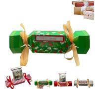 Distributeur d'argent de Noël et tirelire, kit de pochette surprise de Noël pour argent liquide, cadeau de fête de Noël, tirelire pour enfants et adultes, façons amusantes d'offrir de l'argent en