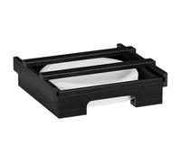 Distributeur d'assiettes pour Armoire, Distributeur d'assiettes en Papier - Étagère de Rangement pour Assiettes en Papier de Cuisine | Supports distributeurs verticaux, Organisation d'assi