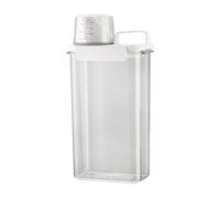 Distributeur D'assouplissant Pour Tissus - Récipient De Stockage De Détergent Avec Tasse À Mesurer, Distributeur De Perles De Lessive Anti-humidité Pour Lessive En Poudre | Organisation Et Rangement D