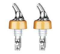 Distributeur de 30 ml avec bec fixe et systèmes métalliques pour un versement uniforme, contrôle des portions, lot de 2, buse de distribution précise pour la maison