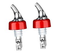 Distributeur de 30 ml avec bec fixe et systèmes métalliques pour un versement uniforme, contrôle des portions, lot de 2, buse de distribution précise pour la maison