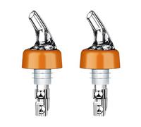 Distributeur de 30 ml avec bec fixe et systèmes métalliques pour un versement uniforme, contrôle des portions, lot de 2, buse de distribution précise pour la maison