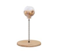 Distributeur de à ressort pour chat, jouet interactif pour votre chat | Cat Kitten Spring Ball Kitty Toys Pet Puzzle Fournitures Distribution de nourriture Cadeau d'anniversaire