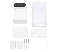 Distributeur de Bain de Bouche 700ml, 3 Vitesses, Capteur Intelligent, avec 2 Gobelets Magnétiques, Montage Mural - Grande Capacité, Réglage Personnalisé, Idéal Salle de Bain