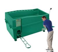 Distributeur de balle de golf pour s'entraîner, éjecteur automatique de balle de golf - Entraîneur d'inertie et support de raquette pour club de sport - Gamme de conduite de jardin - Vert - Tournoi
