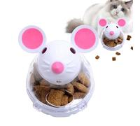 Distributeur de balles pour chat - Souris - Tumble pour nourriture pour animaux de compagnie - Jouet interactif pour traiter l'obésité, l'alimentation et l'exercice réglables - Alimentation et