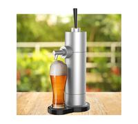Distributeur de bière, convertit n'importe Quelle canette ou Bouteille en Un brouillon de Style Nitro pour Bars à bière, Un Excellent Cadeau pour Les Amateurs de bière, Argent