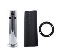 Distributeur de Bière en Acier Inoxydable 3", Tour à Bière Ajustable, Robinet Simple - Durable, Antirouille, Solution Économique pour Bar Maison (3 tête)