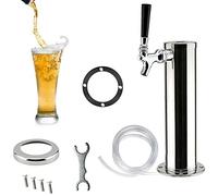 Distributeur de bière en acier inoxydable avec robinet compensateur