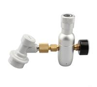 Distributeur de bière, régulateur de chargeur de fût de bière, valve réductrice de pression 0-60/150 PSI avec adaptateur pour brassage maison (A)