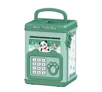 Distributeur de Billets électronique pour - avec Empreinte Digitale - Verrouillage par Mot de Passe - Effets Lumineux - Fonction Musique - Jouet éducatif pour la Formation financière