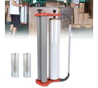 Distributeur de bobine de film portable, machine à sceller et couper le film étirable, avec 2 films étirables de 500 mm de largeur, pour l'emballage alimentaire dans les restaurants, supermarchés et