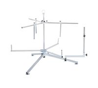 Distributeur de bobine de tuyau réglable, enrouleur de câble, dérouleur de tuyau composite avec sac de transport, hauteur 75-100 cm, max. 200 kg, distributeur pour tuyaux de chauffage au sol