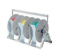 Distributeur De Bobines De Fil 1/2/3 Bobines,support De Câbles À Essieux Multiples,support De Bobine De Fil Pliable,rotatif Indépendamment,for Usage Industriel(25 Type,3 reel)