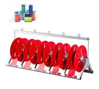 Distributeur de bobines de fil pliable, distributeur de grille de fil multi-bobines, pour un rangement efficace des rallonges, idéal pour les électriciens industriels et commerciaux de tirage de