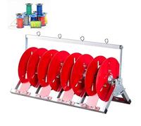 Distributeur de bobines de fil pliable, organisateur multi-bobines pour le rangement et la traction des câbles, utilisation industrielle et commerciale d'électricien