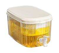 Distributeur de boisson avec robinet - 1 robinet distributeur de boisson pour réfrigérateur - Seau de grande capacité - Porte-jug froid - Conteneur à jus d'eau avec robinet pour thé, café, limonade