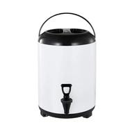 Distributeur de boisson isotherme avec robinet, distributeur de boissons en acier inoxydable pour thé au lait, café, boissons chaudes et froides