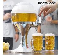 Distributeur de Boisson ou Girafe de Bière réfrigérant 3,5 L avec Bec verseur anti gouttes et réservoir à Glaçons