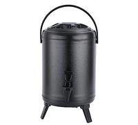 Distributeur de boisson thermique commercial de 7,5 L avec robinet, garde le chocolat chaud, le café, le lait, le vin chaud et l'eau chaude pendant 6 heures - Parfait pour les fêtes, la restauration