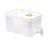 Distributeur de boissons 10 L, distributeur de boissons pour réfrigérateur avec robinet et filtre, couvercle étanche en plastique pour limonade, lait, boisson chaude froide, thé, bouilloire
