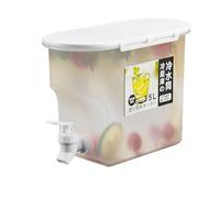 Distributeur de boissons à l'eau - Bouilloire à boissons froides, pichet de rangement pour robinet, volume étanche à trois points de cinq litres | Système pratique de versement de lait de limonade de