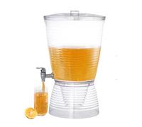 Distributeur de Boissons avec Robinet 10 Litres - Distributeur à Thé,Cuve à Jus Bière pour Réception Domicile Comptoir Restaurant Office Cuisine Vin