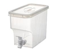 Distributeur de boissons avec robinet anti-fuite - Distributeur d'eau chaude et froide de 3,9 l - Pour réfrigérateur, cocktail, bière, boisson pour la maison, les fêtes de pub (transparent)