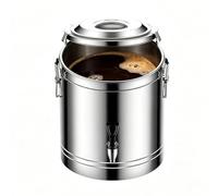 Distributeur de boissons, avec robinet, carafe en acier inoxydable, grand distributeur de boissons chaudes et froides, pour boissons chaudes et froides comme le café, le thé, le jus, pour la maison