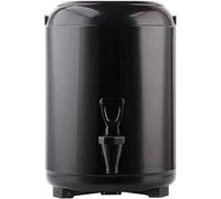Distributeur de boissons avec robinet, distributeur d'eau chaude de 8 L, fût isotherme pour café, thé, jus, lait, fêtes et buffets, double paroi