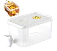 Distributeur de boissons avec robinet - Grand filtre pour pichet à boisson, récipient pour réfrigérateur | Pichet de stockage de boissons froides, pour Bar, fête, comptoir de cuisine, événements à dom