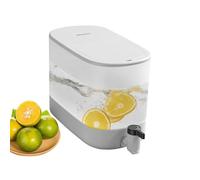Distributeur de boissons avec robinet - Grande théière à fruits scellée de 4 litres avec robinet,Réfrigérateur de théière de fruits de bouilloire froide scellée, pichet de limonade pour l'eau de jus g