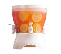 Distributeur De Boissons - Bouilloire Froide De 10,63 Pouces | Distributeur De Boissons Glacées Avec Infuseur À Fruits, Avec Robinet, 3 Compartiments, Pichet D'eau Pour Porte De Réfrigérateur De 5,5 L
