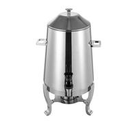 Distributeur de boissons chaudes, urne à café électrique en acier inoxydable avec plateau de carburant pour fête et buffet, restauration