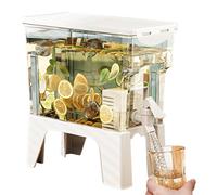 Distributeur de boissons - Conteneur de boissons glacées de 3,5 L, seau isolé anti-fuite | Cocktail d'eau, limonade, service de glace, fête en plein air à la maison, station de rafraîchissement