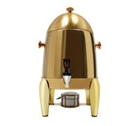 Distributeur de Boissons de 3 gallons avec Support, Distributeur de Boissons Commercial pour fêtes, Chauffe-Eau électrique et Chauffe-Alcool, distributeurs d'eau en Acier Inoxydable, distrib