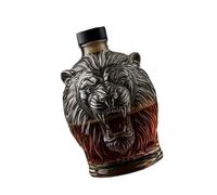 Distributeur de boissons de fête de récipient d ' alcools sur le thème des Lions transparents élégants pour les rassemblements de fêtes et les événements spéciaux Conteneur d ' alcool Lions Head