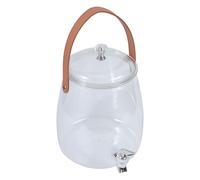 Distributeur de boissons de qualité commerciale, joint en Silicone, pichet à large bouche, robinet électrolytique, récipient de boisson de cuisine pratique, distributeur de jus en plastique PET