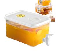 Distributeur de boissons,Distributeur de boissons avec robinet,Distributeur d'eau pour réfrigérateur avec robinet et filtre | Conteneurs à jus avec couvercle, bouilloire pour réfrigérateur, bar, fêtes