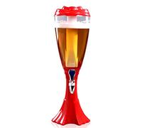 Distributeur de Boissons Distributeur de boissons avec robinet, tube de glace et lumières LED, distributeur de bière 3L, lumières brillantes, tour de bière for bar Party Restaurant KTV Tireuse a Biere