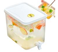 Distributeur de boissons - Distributeur de réfrigérateur à jus, distributeur d'eau filtrée | Réfrigérateur à jus multifonctions avec robinet et date de stockage, couvercle de réservoir pour thé glacé