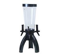 Distributeur de Boissons Distributeur de tour de bière, distributeur de boissons avec 3 robinets et tube de gel, jus de vin de jus de glace Perfect for Bar Club KTV, Noir Tireuse a Biere/Girafe à Bièr