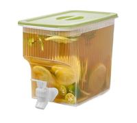 Distributeur de boissons, distributeur pour boissons rafraîchissantes et cocktails - 3,9 l Grand récipient portable transparent pour la maison, les glaçons, la limonade et les fêtes, sans