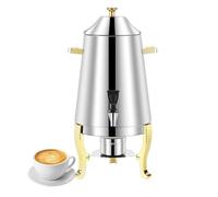 Distributeur De Boissons En Acier Inoxydable De 13l, Urne à Café Et Distributeur De Boissons Chaudes Avec Robinet, Pour Café Et Jus Lors De Fêtes, événements Et Buffets, Utilisation Froide Ou Ch Gold