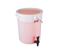 VEVOR Distributeur de Boissons Grande Capacité de 19 L, Fontaine à Eau avec Robinet et Couvercle, en Plastique, Distribution de Jus Limonade Thé Glacé, pour Restaurants, Hôtels, Cafés, Soirées