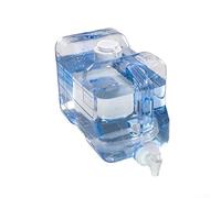 Distributeur de boissons en plastique de 37 à 5 L avec robinet, réutilisable et portable avec poignée, profil fin pour réfrigérateur pour un service pratique (7,5 l)