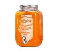 Distributeur de boissons en verre 8L avec robinet, récipient pour limonade, jus de fruits, thé glacé, boissons fraîches, idéal pour bar, fête, maison et jardin