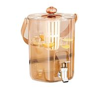 Distributeur de Boissons Froides - Fontaine à Jus avec Bec Verseur et Filtre | Réservoir de 5L Anti-Fuites pour Thé, Limonade et Événements en Plein Air ou Pique-niques