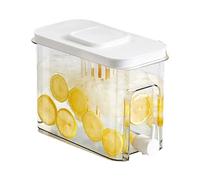 Distributeur de boissons froides - Réservoir d'eau avec robinet d'écoulement | Distributeur de glacière peu encombrant pour réfrigérateur, lieu de travail, camping, fête, jardin, fruits et thé