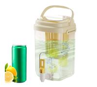 Distributeur de Boissons Glacées Grande Capacité avec Poignée de Transport | Distributeur de Boissons pour Extérieur pour Randonnée Pique-nique Cocktails Jus de
